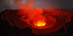 Mountain Nyiragongo Volcano