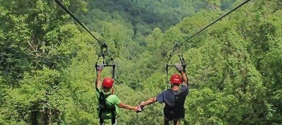 Zip Lining in Uganda at Mabira Forest